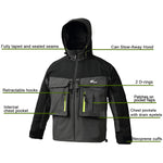 8Fans® Breathable Lightweight 2 Layers Waterproof Rain Jacket