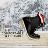 8 Fans Womens Duck Bean Boots, Waterproof Ankle Rain Boots Insulated Warm Rain Winter Snow Boots for Women