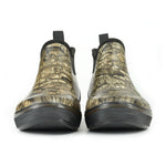 8 Fans Ankle Deck Boots, Realtree Timber Camo Waterproof Mud Muck Rubber Rain Boots