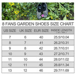 8 Fans Rain Shoes Waterproof Rubber Garden Shoes