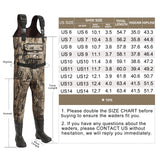 8Fans® Realtree Timber Camo Neoprene Light System Hunting Waders