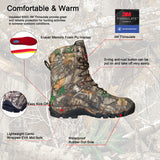 8Fans® 800G Men's Hunting Boots with Memory Foam Insole