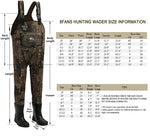 8 Fans Kids Waterproof Timber Camo Neoprene Chest Waders with Boots