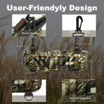 8 Fans Waders Shell Holder,Realtree Max-5 Camo Neoprene Shell Bag